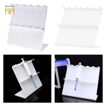 Phòng thí nghiệm Pipet Giá đỡ Pipettor Dụng cụ khoa học Tổ chức Thiết bị nhỏ gọn Lưu trữ Micropipette Giá đỡ Đồ dùng phòng thí nghiệm