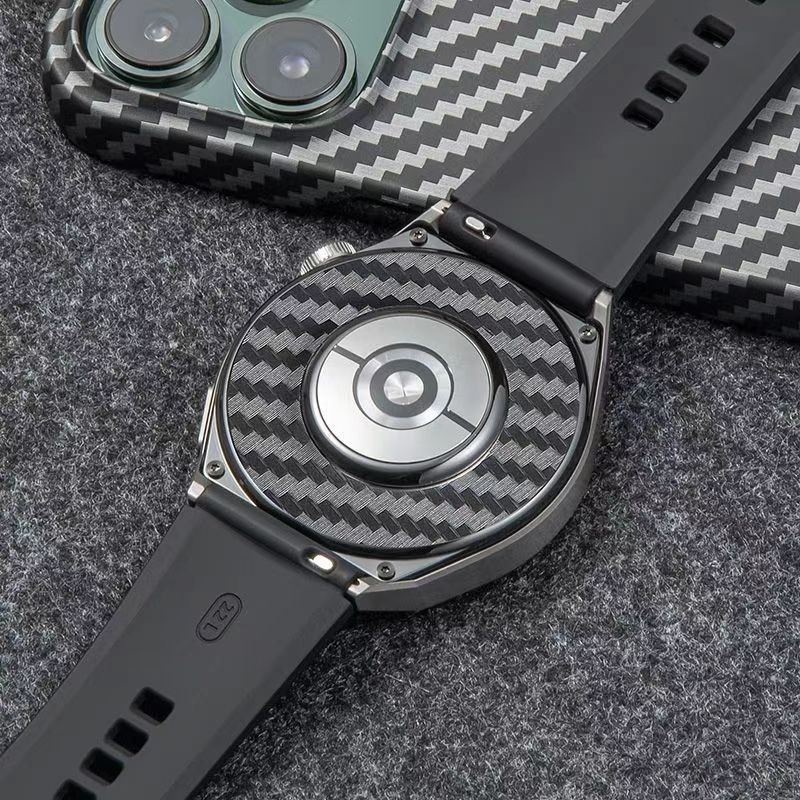 Dành Cho Huawei GT3 SE GT2 Pro ECG GT5 GT4 46mm GT Runner GT2e Chất Lượng Cao Sợi Carbon Phía Sau Phim Miếng Dán Bảo Vệ Đồng Hồ Cho Huawei Watch 4 3 Pro 46mm 48mm Buds Honor GS Pro Magic 2
