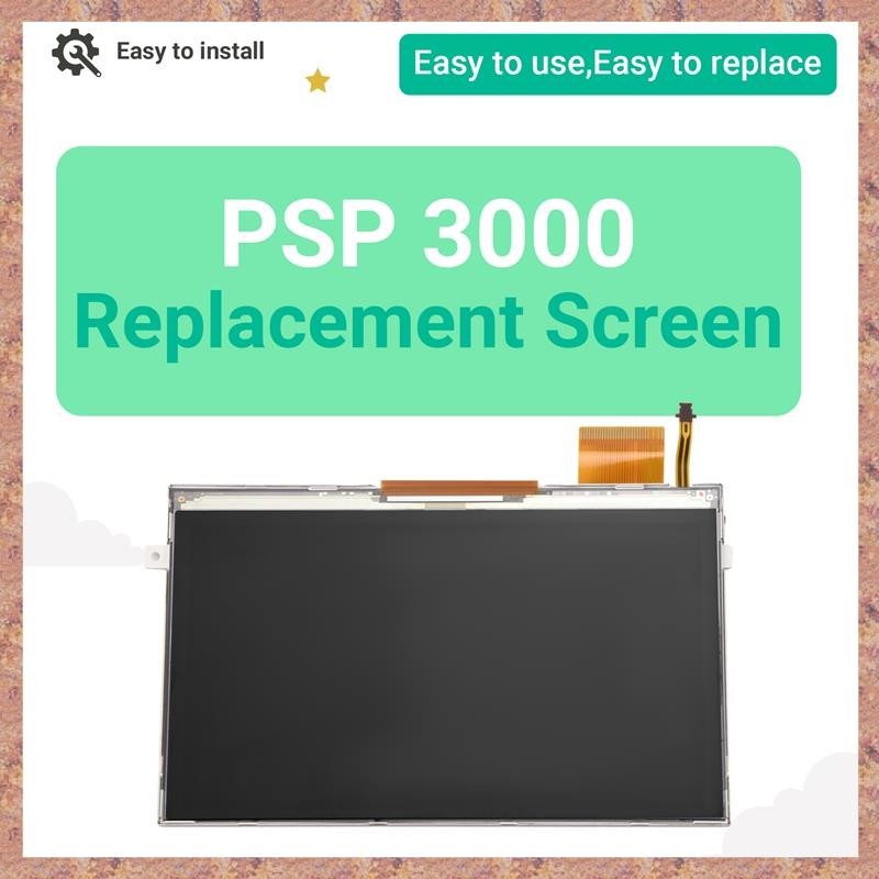 Màn hình hiển thị LCD cho PSP3000 / PSP 3000 Màn hình hiển thị thay thế Total Host Console (R F C V)