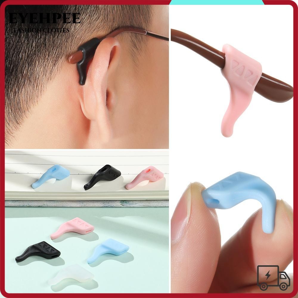 Eyehpee 1 Cặp Móc Tai Silicon Grip Temple Tip Holder Kính Mắt Grip Phụ Kiện Kính Mắt