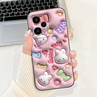 Dành Cho Xiaomi Redmi Note 12 Turbo Ốp Lưng Gấu Trúc Dễ Thương Thỏ Silicon Mềm Kẹo TPU Chống Sốc Cho Xiomi Redmi Note 12 Turbo Capa