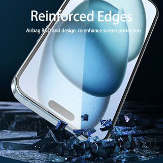 4 Full Cover Kính Cường Lực Cho iPhone 11 12 13 14 15 16 Pro Max Bảo Vệ Màn Hình Cho iPhone X XR XS Max 7 8 Plus Kính Phim