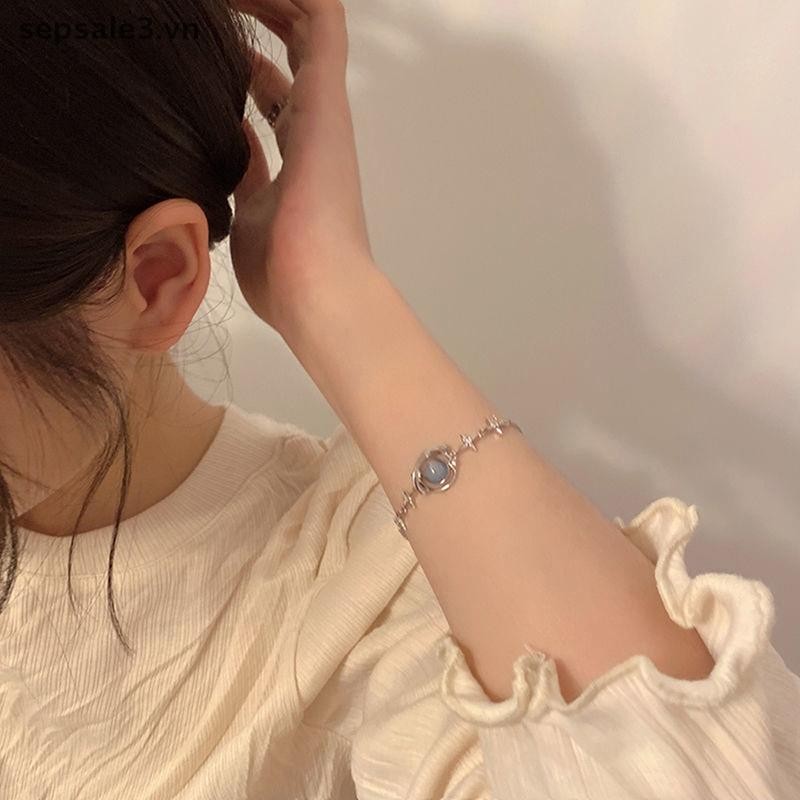 # Sepsale # Vòng tay không gian Opal thanh lịch Hàn Quốc dành cho nữ Girs Delicate Zircon Starlight Bangles Quà tặng trang sức dự tiệc.