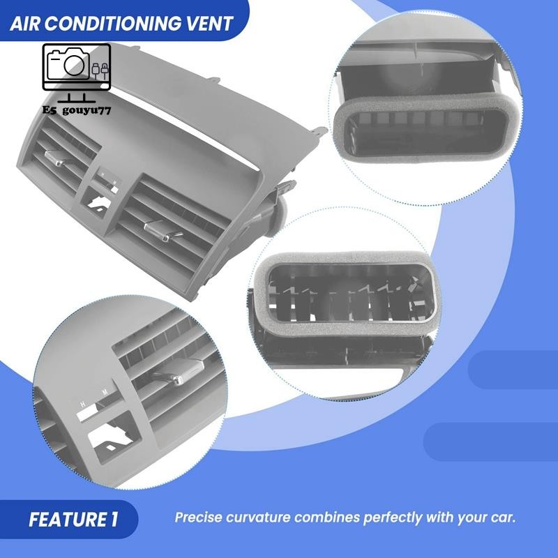 [Gouyu77] Vỏ lưới tản nhiệt điều hòa trung bình ô tô 55660-06130 55660-06040 cho 06-11 ACV40