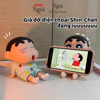 Giá Đỡ Điện Thoại Cute Hình Shin - Chan Cậu Bé Bút Chì Kệ Điện Thoại Để Bàn Dễ Thương NGÓI HOME - GDDT01