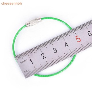 Cheehbh Dây Thép Không Gỉ Móc Khóa Móc Khóa Vòng Tròn Dây Cáp Vòng Vít Khóa Tiện Ích VN