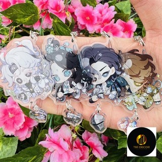(TREO ĐỒ 2) Móc khóa in hình IDENTITY V Nhân cách thứ 5 game anime chibi mica trong acrylic quà tặng xinh xắn