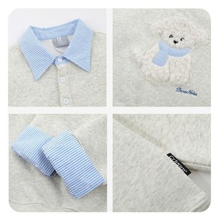 Áo nỉ nam GKSSS Thiết kế thời trang Hàn Quốc Chất lượng cao phong cách trung tính thêu sọc khâu áo nỉ