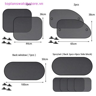 Toplanswatchstore 5 Cái / bộ Cửa Sổ Ô Tô Tấm Che Nắng Chống Tia UV Lưới Bóng Rèm Bảo Vệ VN