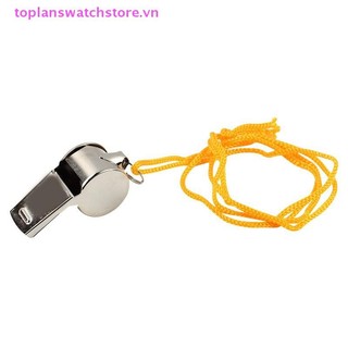 Toplanswatchstore Kim Loại Còi Trọng Tài Thể Thao Bóng Bầu Dục Thép Không Gỉ Còi Bóng Đá Tiệc Bóng Rổ Huấn Luyện Trường Cổ Vũ VN