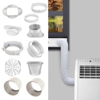 Giao diện ống xả ALMA1, Đầu nối ống xả thay thế hình tròn / vuông, Bộ chuyển đổi ống xả ABS di động Phụ kiện điều hòa không khí di động