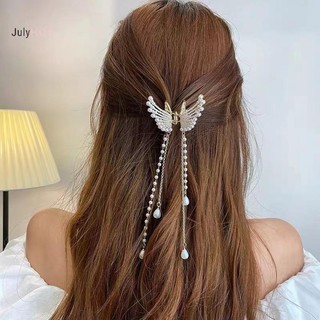 Julyhot Tua Rua Ngọc Trai Nữ Thanh Lịch Vuốt Tóc Cua Kẹp Tóc Phụ Kiện Tóc Massivedeals