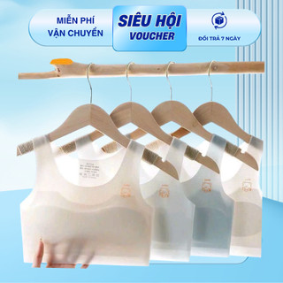 áo lót lá, áo ngực học sinh cấp 1 cấp 2 A2201, từ 25 đến 52kg, áo không đường may. co giãn đàn hồi, nhẹ mướt