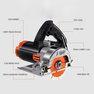 Máy Cắt Gạch Cầm Tay 1600W, Cắt Gạch & Gỗ, Tiện Dụng, Chất Lượng Cao, Giá Tốt trên Shopee