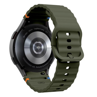 Dành cho Samsung Galaxy Watch 7-FE-6-5-4 Watch6 Watch5 Pro Watch4 Dây đeo silicon thể thao cổ điển