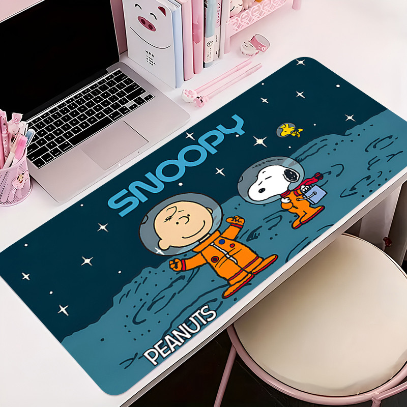 Miếng Lót Chuột Lớn Dễ Thương Anime Mousepads Kawaii Bàn Thảm Hoạt Hình S-noopy Phụ Kiện Văn Phòng Thảm Để Bàn Pc Laptop Cao Su Chuột Thảm