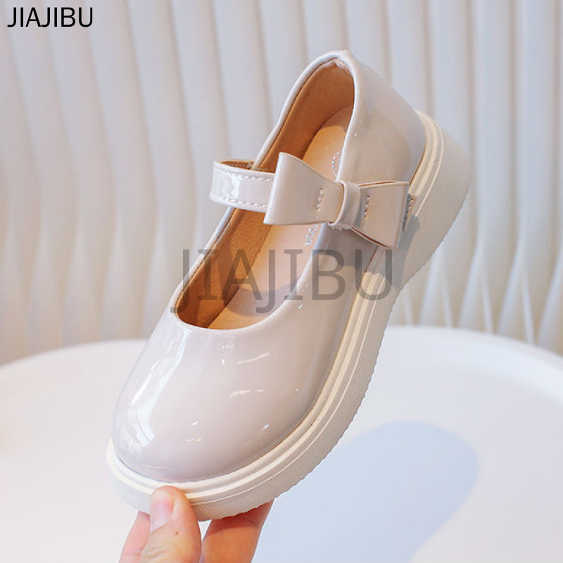 Giày Da Màu Đỏ Phong Cách Anh Giày Trẻ Em Thời Trang Giày Công Chúa Trắng Bé Gái Dễ Thương Casual Soft Sole Doll Shoes Korean Fashion Platform Mary Jane Shoes Black Round Toe Lolita Shoes Giày Da Sáng Chế Cosplay Chống Trượt Giày Đi Học Trẻ Em Giày Nhảy