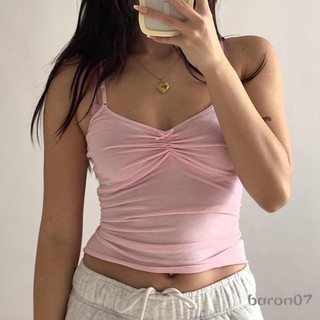 Phụ Nữ Màu Trơn Camisoles Nơ Tôn Không Tay Lưng Xe Tăng Áo Vest Mùa Hè Áo Dạo Phố