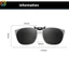 Clip On Sunglasse Kính lật Kính râm phân cực Gradient Kính râm Photochromic UV400
