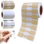 DAYBREAK 500 Chiếc Vòng Cổ Giá Thẻ, Giấy Kraft Nhiều Màu Trang Sức Giá Nhãn, Công Cụ Trưng Bày Sáng Tạo Trang Trí Handmade Tự Dán