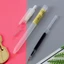 Bút Gel GETVOW, Mực Đen / Xanh / Đỏ 0.5mm Đầu Bút Trung Tính, Loại Bấm Đơn Giản Dụng Cụ Viết Nhanh Khô Trường Văn Phòng