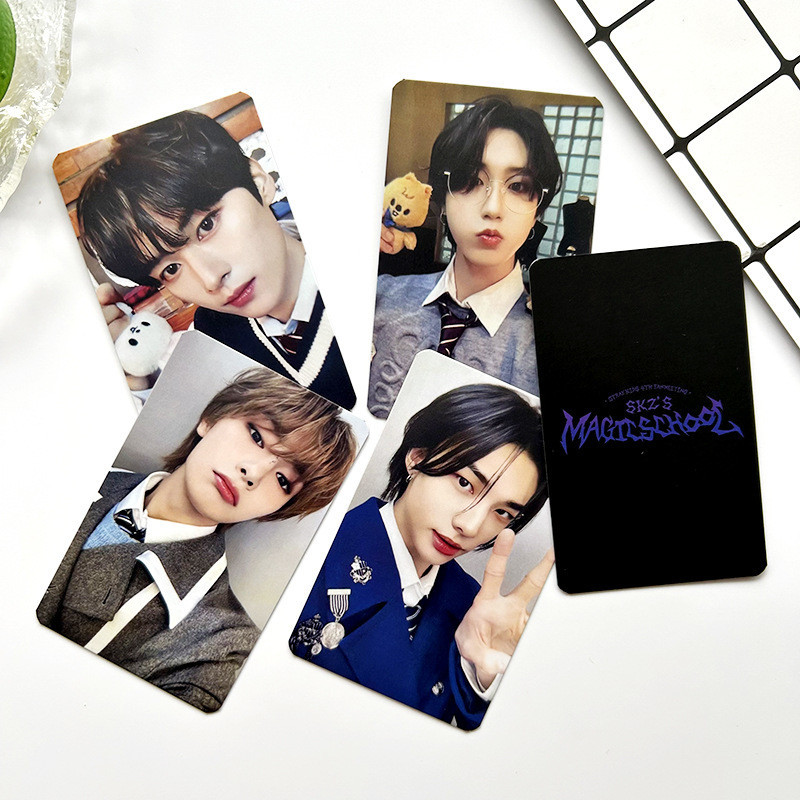 8-15 Chiếc STRAY KIDS Magic School Photocards Trong Suốt Dấu Trang Thẻ ROCK STAR Ngày Hoàn Hảo Lomo Cards Felix Hyunjin Minho I.N Han Bin Seungmin Bangchan Bưu Thiếp YM