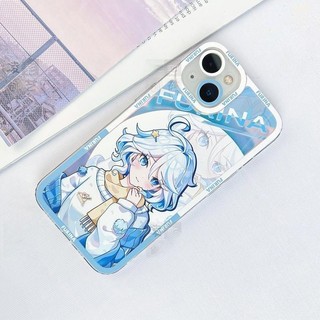 Ốp điện thoại Genshin Impact Furina cho OPPO A5S A3S A5 A9 2020 A17 A15 A15S A16 A16S A54S A78 A54 A36 A96 A76 A74 A52 A92 A72 RENO 6 Lite F9 Ốp điện thoại TPU trong suốt