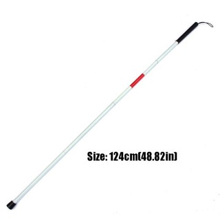 Que đi bộ mù CROSS, Gậy gấp chiều cao có thể điều chỉnh phản quang, Hỗ trợ di động Tay cầm bền bỉ Hợp kim nhôm Đi bộ đường dài cực cao tuổi
