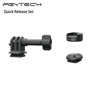 PGYTECH CapLock Bộ Camera hành động phát hành nhanh với giao diện 1 / 4 "Thiết kế khóa kép cho GoPro Insta360 DJI và điện thoại thông minh