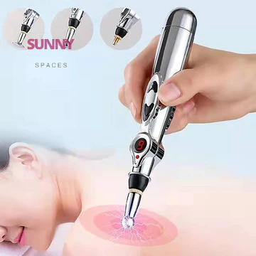 [Sunny Spaces] Bút Massage điểm châm cứu điện Giảm đau Laser Bút năng lượng kinh tuyến điện tử Máy mát xa chân cổ lưng mới