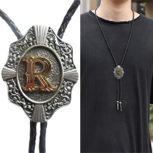 XGB Letter Bolo Ties Cổ Áo Tây Bolo Tie Nam Cao Bồi Cổ Thắt Lưng Trang Sức
