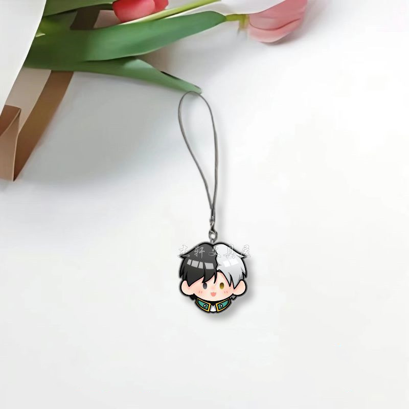 Gió Ngắt Điện Thoại Di Động Dây Sakura Haruka Suou Hayato Acrylic Mặt Dây Chuyền Kawaii Dây Treo Dễ Thương Anime Hàng