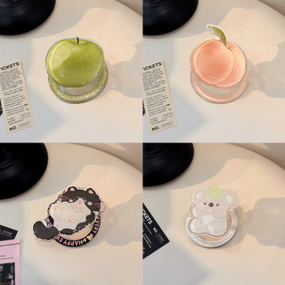 Phim Hoạt Hình Dễ Thương Tròn Từ Tính Giá Đỡ Điện Thoại Cho Magsafe Case Và IPhone 15 14 13 12 Pro Max 14 Plus Có Thể Gập Lại Pop Ring Grip Co Giãn Để Bàn Màu p8