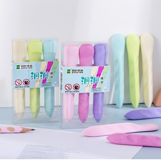 (Giá Siêu Sốc)Tẩy Bút Chì, Tẩy Gôm Mềm, Gôm Tẩy Học Sinh,  Set Tẩy Nhiều Mẫu Dễ Thương, Cầu Vồng, Phô Mai, Kem, Macaron
