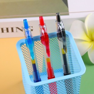Bút Bi Bấm Mực Gel Chấm Than Basic Bút Bi Nước Mực Gel Khô Nhanh Ngòi 0.5mm, Mực Đều, Nét Chữ Đẹp