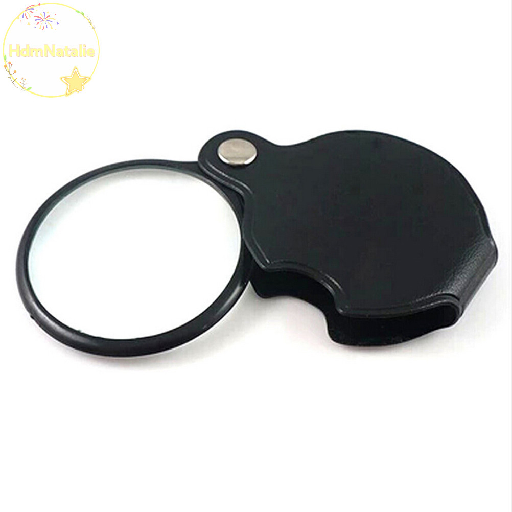 HdmNatalie Pocket 5X50mm Gấp Trang Sức Kính lúp Kính lúp Mắt Ống Kính Lúp VN