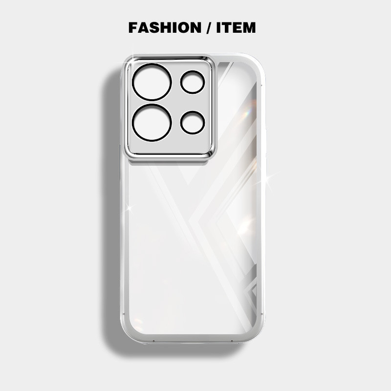 Ốp điện thoại trong suốt màu siêu mỏng YBD cho Infinix Note 30 Pro Note 30i Zero 30 GT 10 Pro GT 20 Pro X6731 X6739 X683B X6716B Vỏ mềm silicon trong suốt thời trang nữ tính