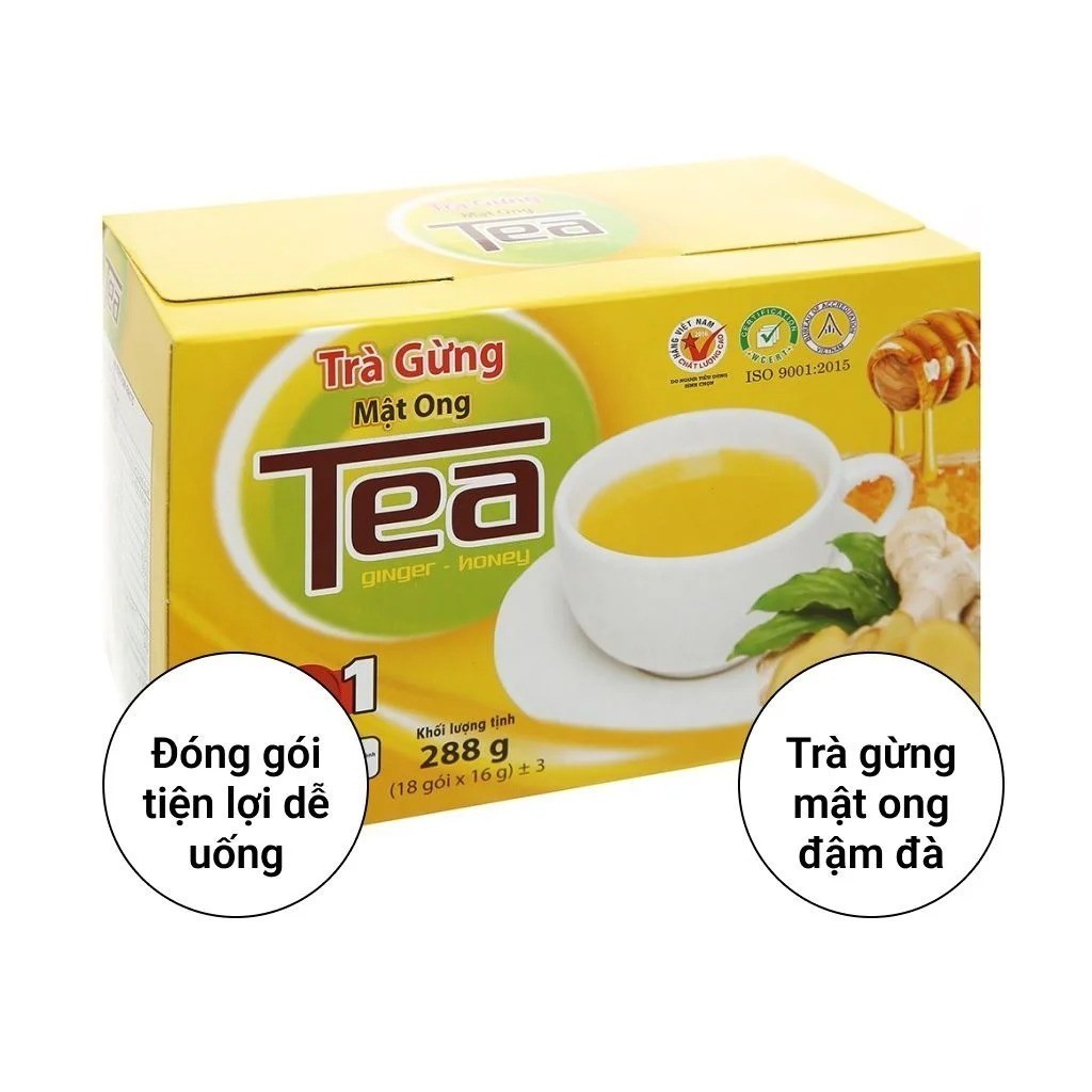 Trà gừng mật ong Thanh Bình hộp 288g