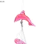 Dolphin Creative Crystal 4 ống kim loại Chuông gió Trang trí nội thất [8C]