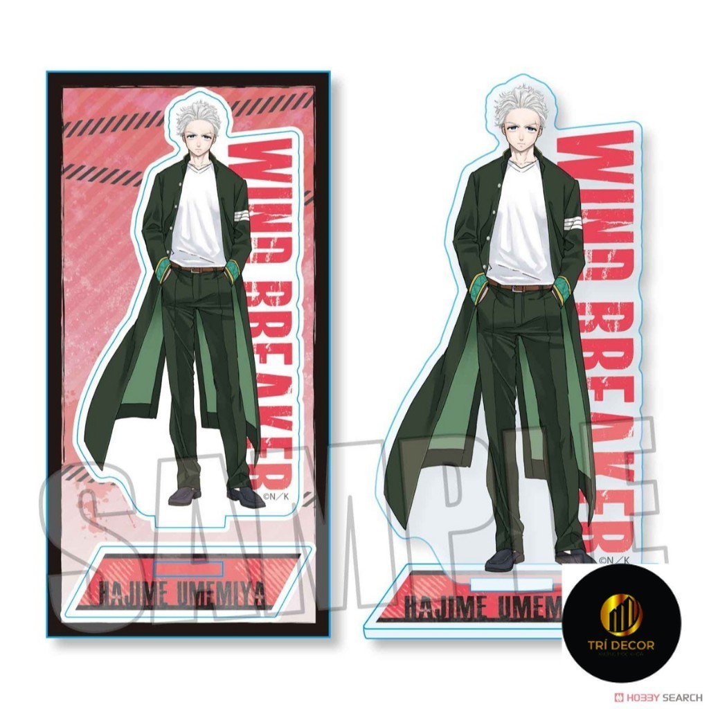 Mô Hình Keychain Acrylic Wind Breaker Mitsuki Kiryu Akihiko Nirei Harura Sakura Anime Manga3