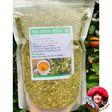 Trà nụ hoa hoè khô loại 1 (1kg). Nụ hoa hòe Thái Bình sấy khô sao vàng giúp thanh nhiệt, giảm mỡ máu, ổn định huyết áp