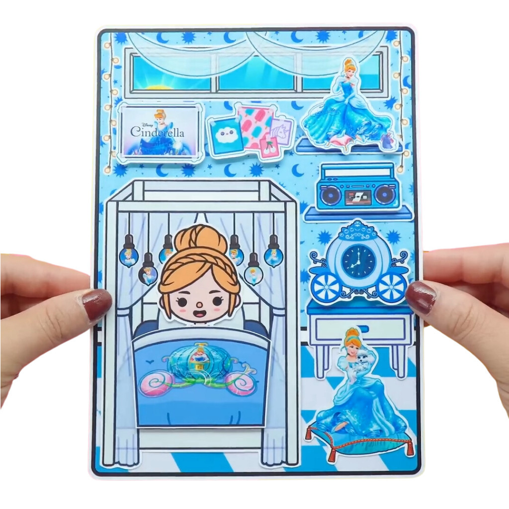 Đồ chơi bằng giấy ngôi nhà búp bê của toca boca đồ chơi bé gái h23 Đồ Chơi - Squishy - Kuromi - Đồ chơi giấy
