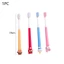 FAVORITEGOODS Bàn chải đánh răng Capybara, Bàn chải đánh răng hoạt hình PET thủ công, Bàn chải đánh răng Anime silicon mềm thời trang