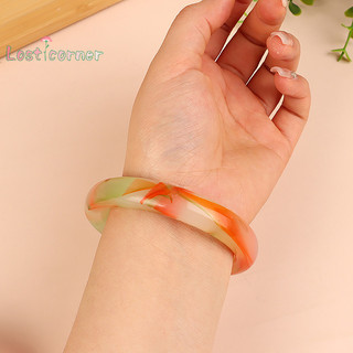 [Lostcorner] Vòng tay ngọc bích xanh đá tự nhiên Real Jadeite dành cho nữ Quà tặng bạn gái [Mới]