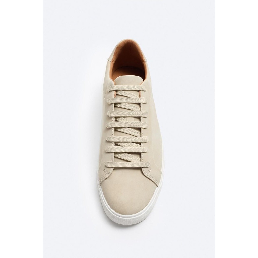 Giày sneaker Zara chính hãng Beige Classic - Be Dáng cổ điển
