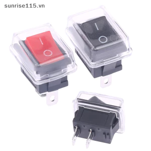 Srvn 5 Nút nhấn 2 chân Rocker bật / tắt có nắp chống thấm nước.
