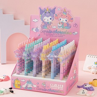 [Mực Đen] Bút Bi Bấm Sanrio, Bút Bi Bấm Mực Gel, Bút Bi Bấm Văn Phòng, Bút Bi Học Sinh
