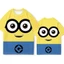 GC1 Despicable Me 4 Minions Vải Cosplay 3D Mùa Hè Áo Thun Anime Tay Ngắn Top GC1
