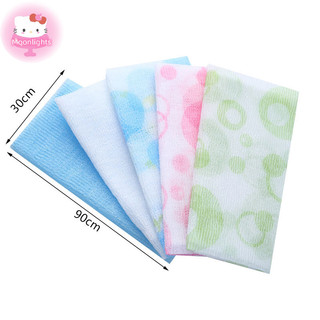 Moonlights Nylon Rửa Khăn Vải Làm Đẹp Da Cơ Thể Tẩy Tế Bào Chết Tắm Rửa Phòng Tắm EN