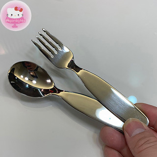 Moonlights Trẻ Em Bộ Đồ Ăn Sâu Dày Thép Không Gỉ Trẻ Em Thìa Eag Thìa Nĩa Inox 304 Nĩa Trẻ Em EN